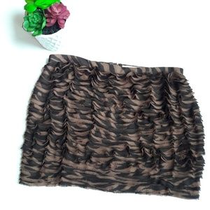 {MICHAEL Michael Kors} ruffled mini skirt